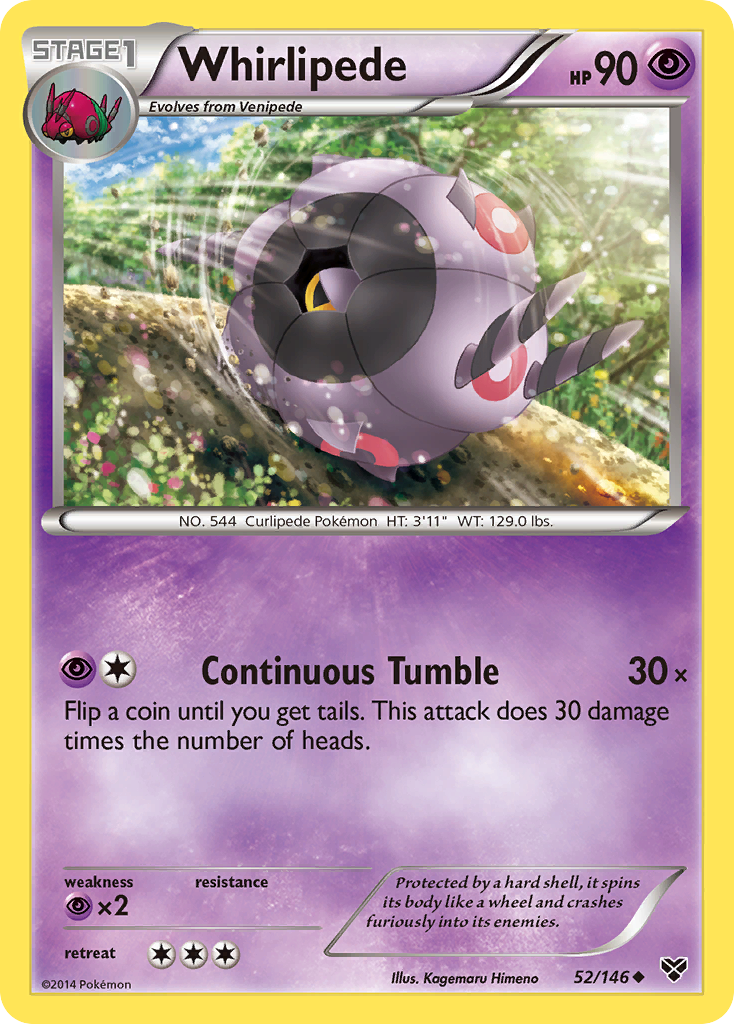 Whirlipede (52/146) [XY: Base Set] | Exor Games New Glasgow