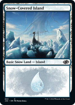 Snow-Covered Island [Jumpstart 2022] | Exor Games New Glasgow