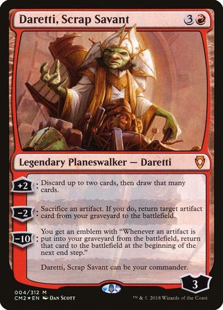 Daretti, Scrap Savant [Commander Anthology Volume II] | Exor Games New Glasgow