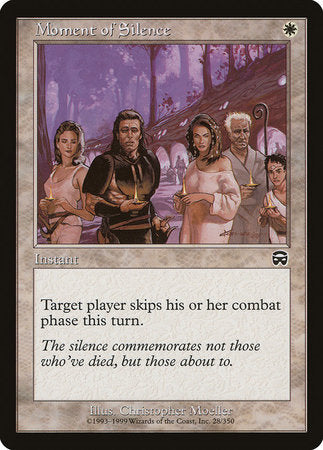 Moment of Silence [Mercadian Masques] | Exor Games New Glasgow
