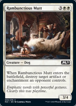 Rambunctious Mutt [Core Set 2021] | Exor Games New Glasgow