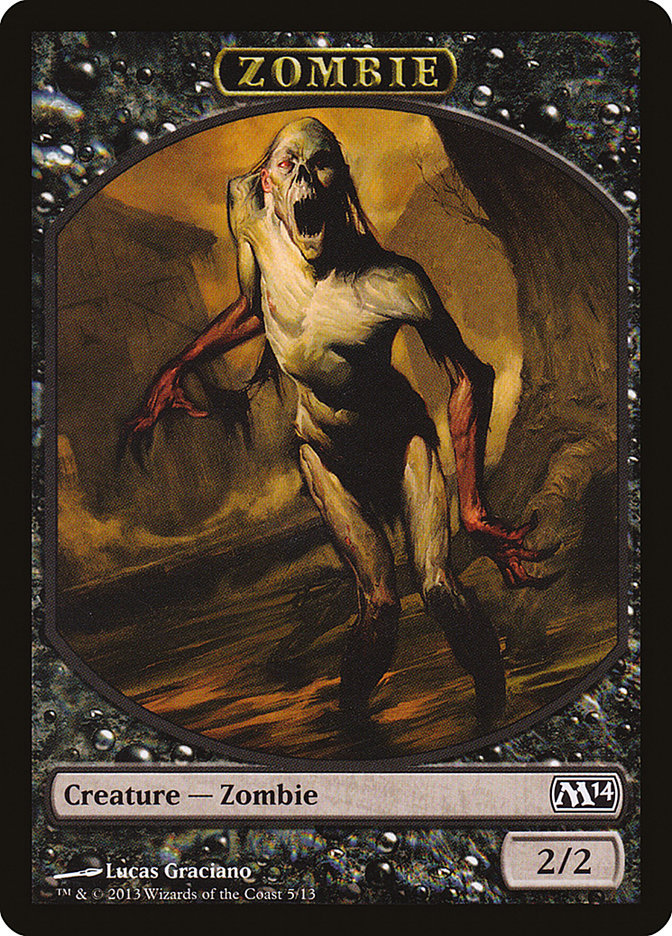 Zombie [Magic 2014 Tokens] | Exor Games New Glasgow