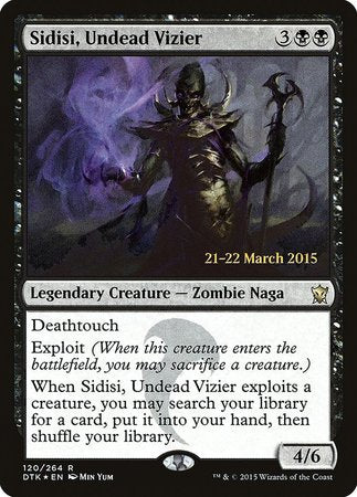 Sidisi, Undead Vizier [Dragons of Tarkir Promos] | Exor Games New Glasgow