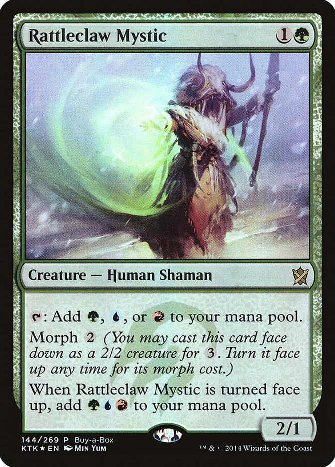 Rattleclaw Mystic (Buy-A-Box) [Khans of Tarkir Promos] | Exor Games New Glasgow