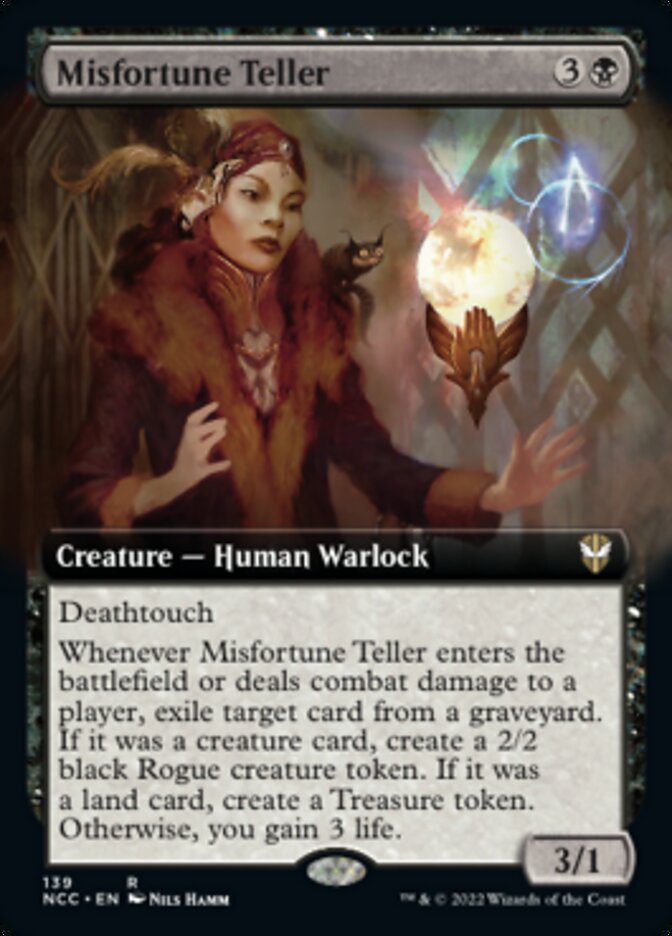 Misfortune Teller (Extended Art) [Streets of New Capenna Commander] | Exor Games New Glasgow