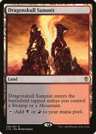 Dragonskull Summit [Commander 2016] | Exor Games New Glasgow