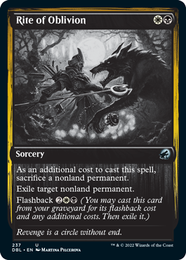 Rite of Oblivion [Innistrad: Double Feature] | Exor Games New Glasgow