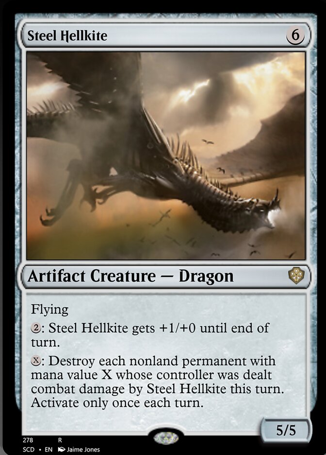 Steel Hellkite [Starter Commander Decks] | Exor Games New Glasgow