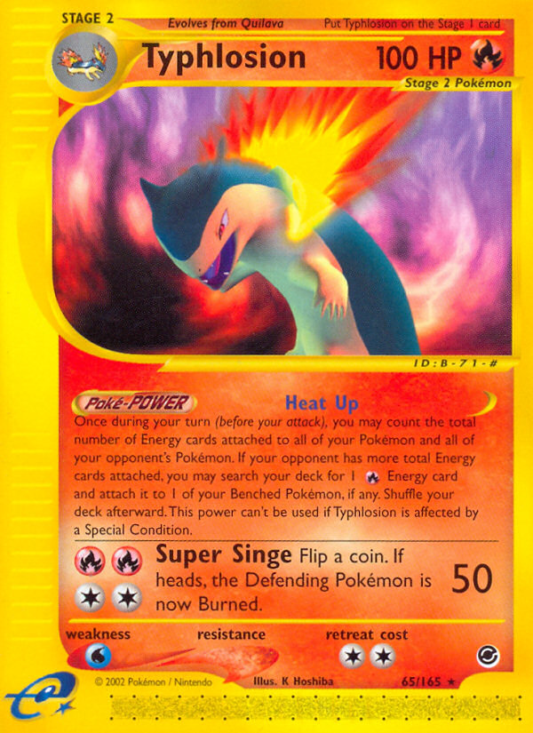 Typhlosion (65/165) [Expedition: Base Set] | Exor Games New Glasgow