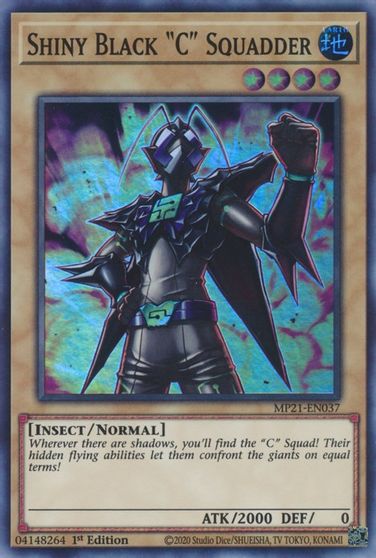 Shiny Black C Squadder [MP21-EN037] Super Rare | Exor Games New Glasgow