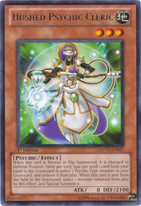 Hushed Psychic Cleric [EXVC-EN027] Rare | Exor Games New Glasgow