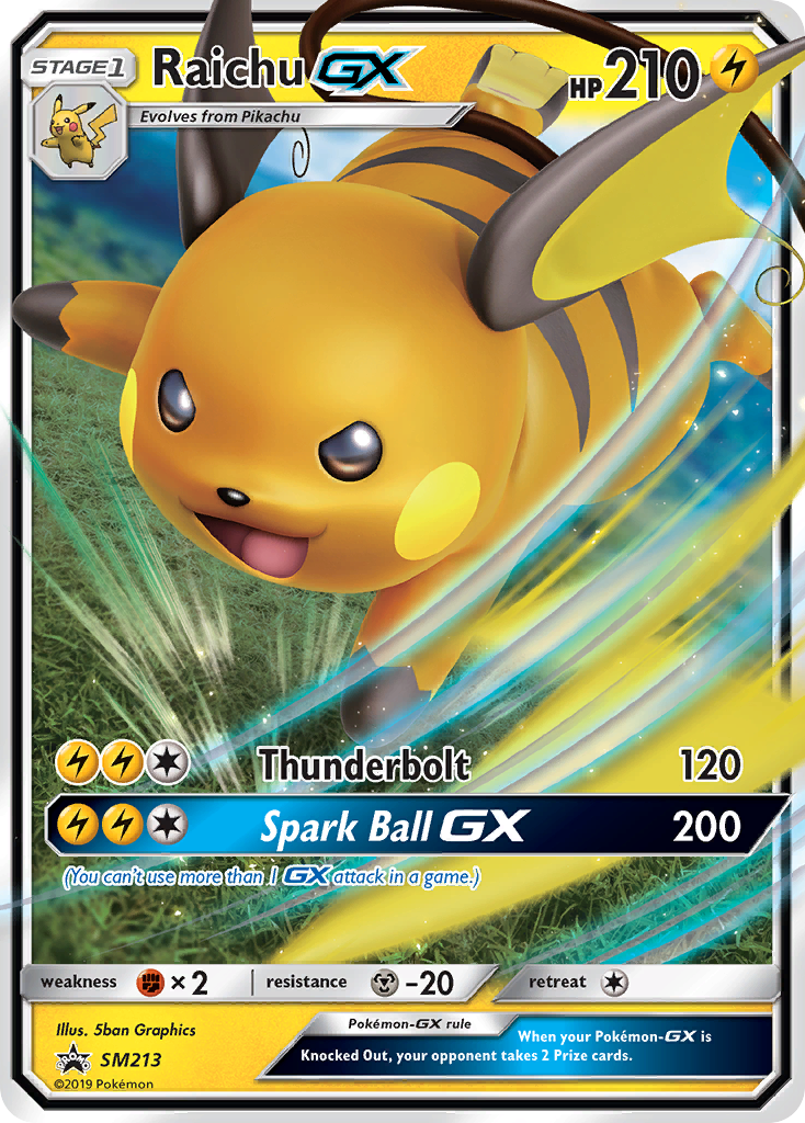 Raichu GX (SM213) [Sun & Moon: Black Star Promos] | Exor Games New Glasgow