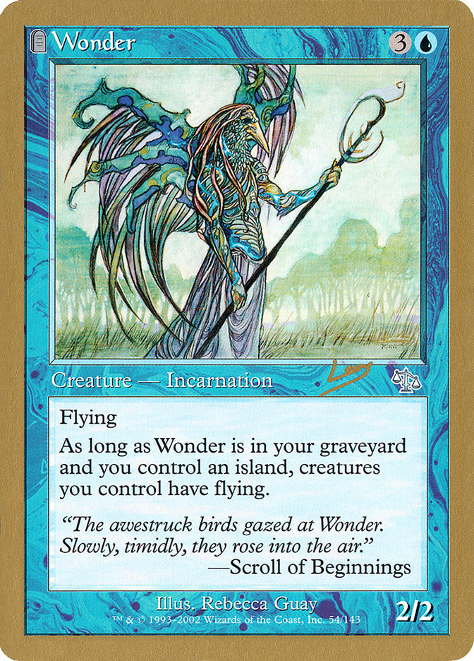 Wonder (Raphael Levy) [World Championship Decks 2002] | Exor Games New Glasgow