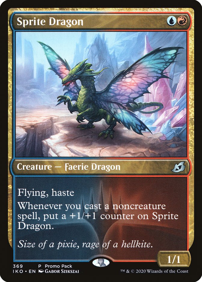 Sprite Dragon (Promo Pack) [Ikoria: Lair of Behemoths Promos] | Exor Games New Glasgow