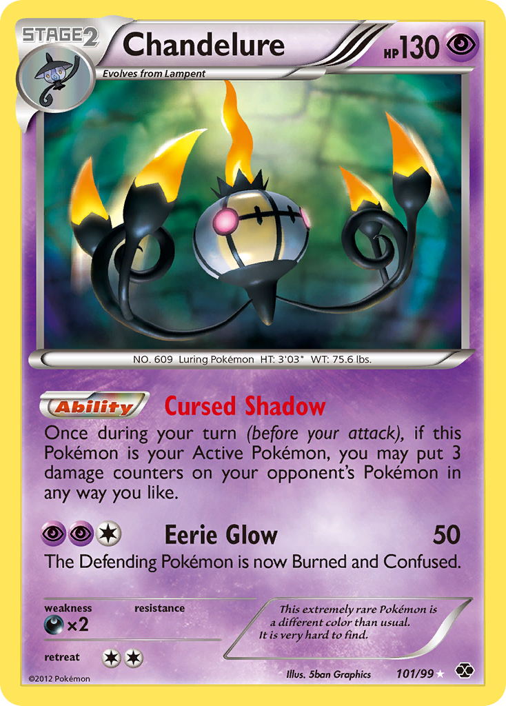 Chandelure (101/99) [Black & White: Next Destinies] | Exor Games New Glasgow