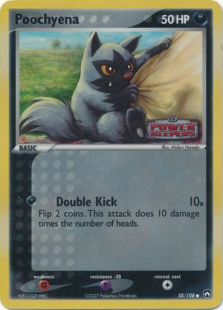 Poochyena (58/108) (Stamped) [EX: Power Keepers] | Exor Games New Glasgow