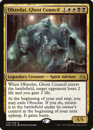 Obzedat, Ghost Council [Modern Masters 2017] | Exor Games New Glasgow