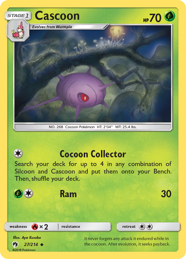 Cascoon (27/214) [Sun & Moon: Lost Thunder] | Exor Games New Glasgow