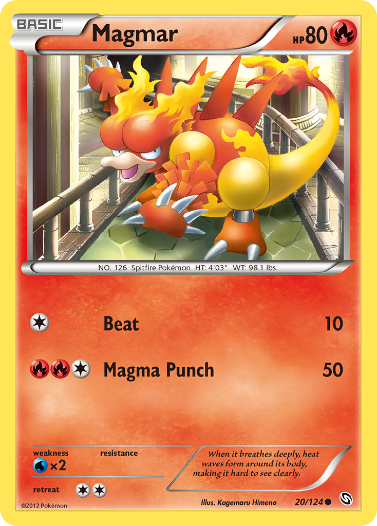 Magmar (20/124) [Black & White: Dragons Exalted] | Exor Games New Glasgow
