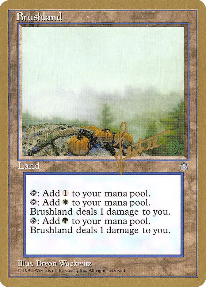 Brushland (Bertrand Lestree) [Pro Tour Collector Set] | Exor Games New Glasgow