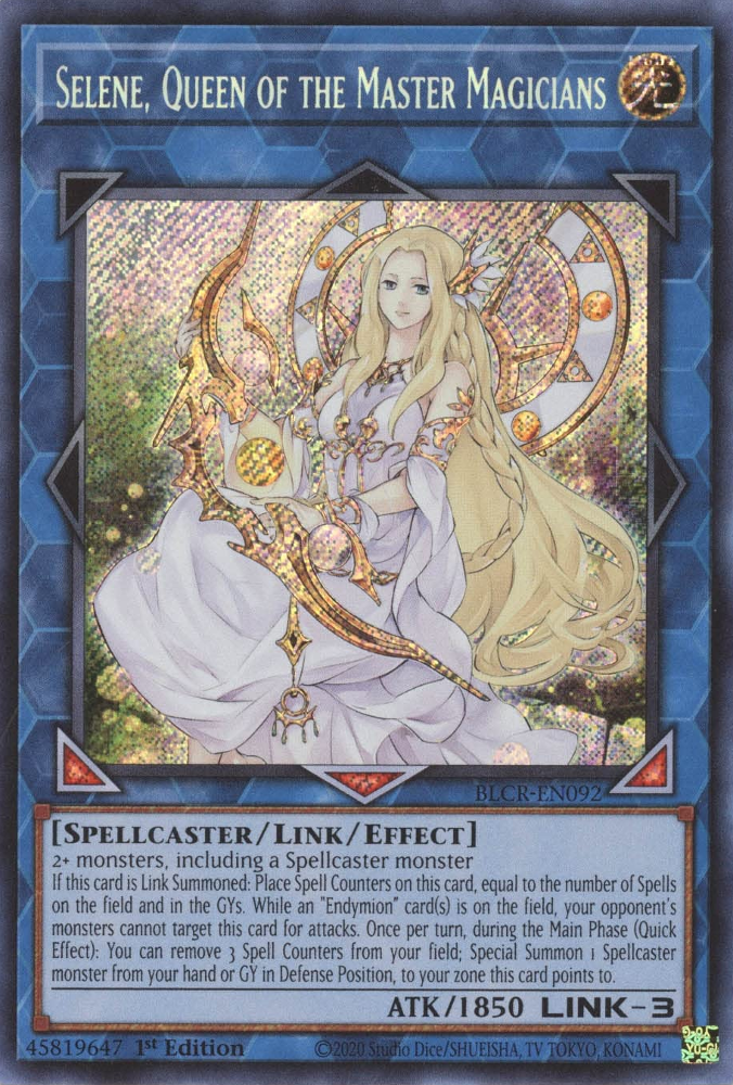 Selene, Queen of the Master Magicians [BLCR-EN092] Secret Rare | Exor Games New Glasgow