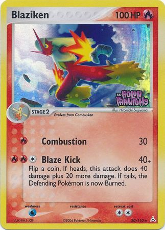 Blaziken (20/110) (Stamped) [EX: Holon Phantoms] | Exor Games New Glasgow