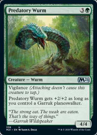 Predatory Wurm [Core Set 2021] | Exor Games New Glasgow