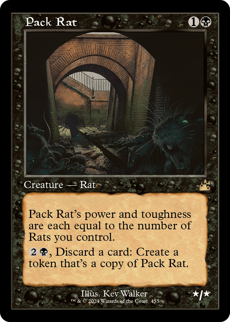 Pack Rat (Retro Frame) [Ravnica Remastered] | Exor Games New Glasgow