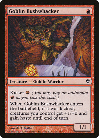 Goblin Bushwhacker [Zendikar] | Exor Games New Glasgow