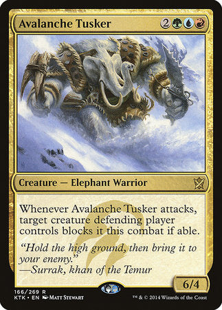 Avalanche Tusker [Khans of Tarkir] | Exor Games New Glasgow