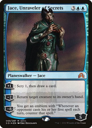 Jace, Unraveler of Secrets SDCC 2016 EXCLUSIVE [San Diego Comic-Con 2016] | Exor Games New Glasgow