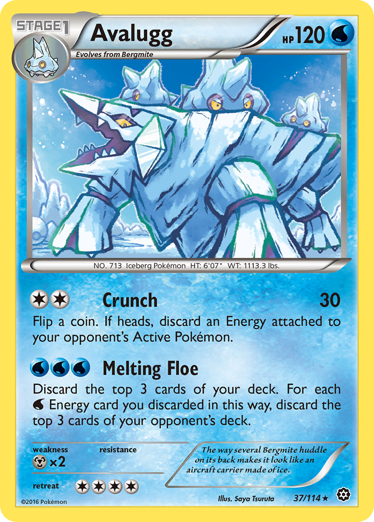 Avalugg (37/114) [XY: Steam Siege] | Exor Games New Glasgow