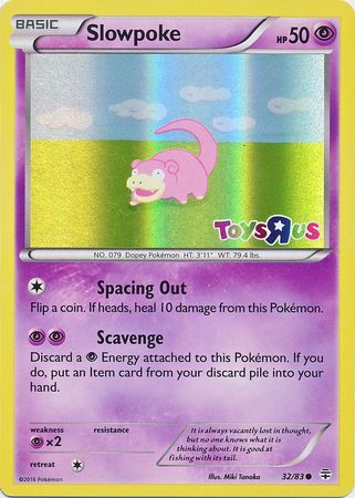 Slowpoke (32/83) (Toys R Us Promo) [XY: Generations] | Exor Games New Glasgow