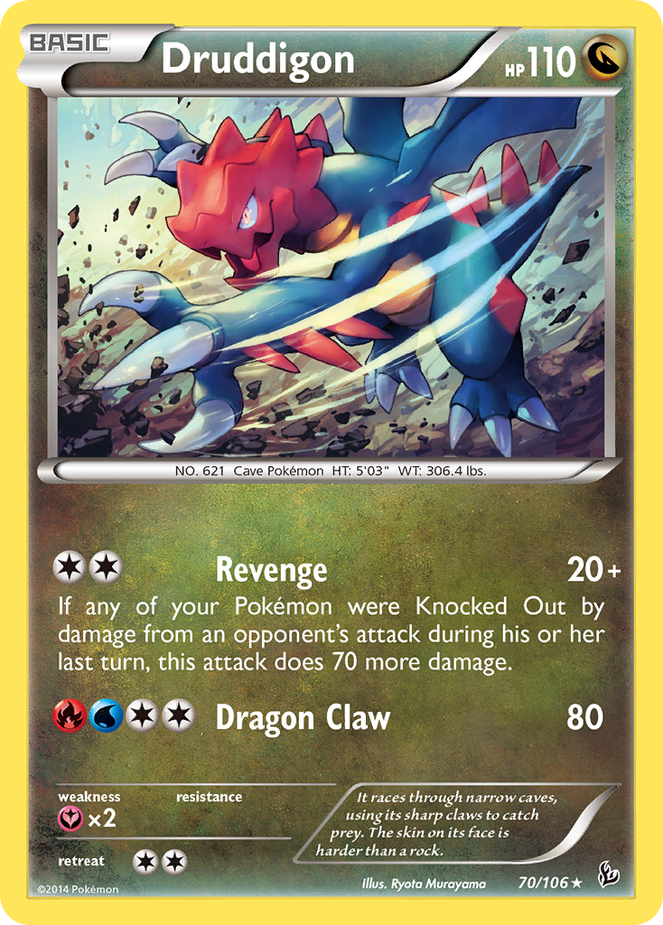 Druddigon (70/106) [XY: Flashfire] | Exor Games New Glasgow