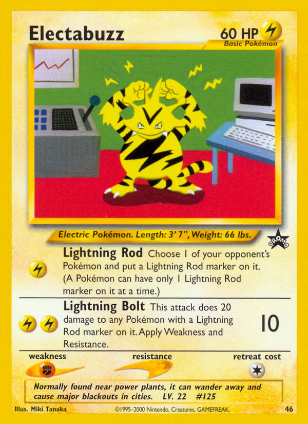 Electabuzz (46) [Wizards of the Coast: Black Star Promos] | Exor Games New Glasgow