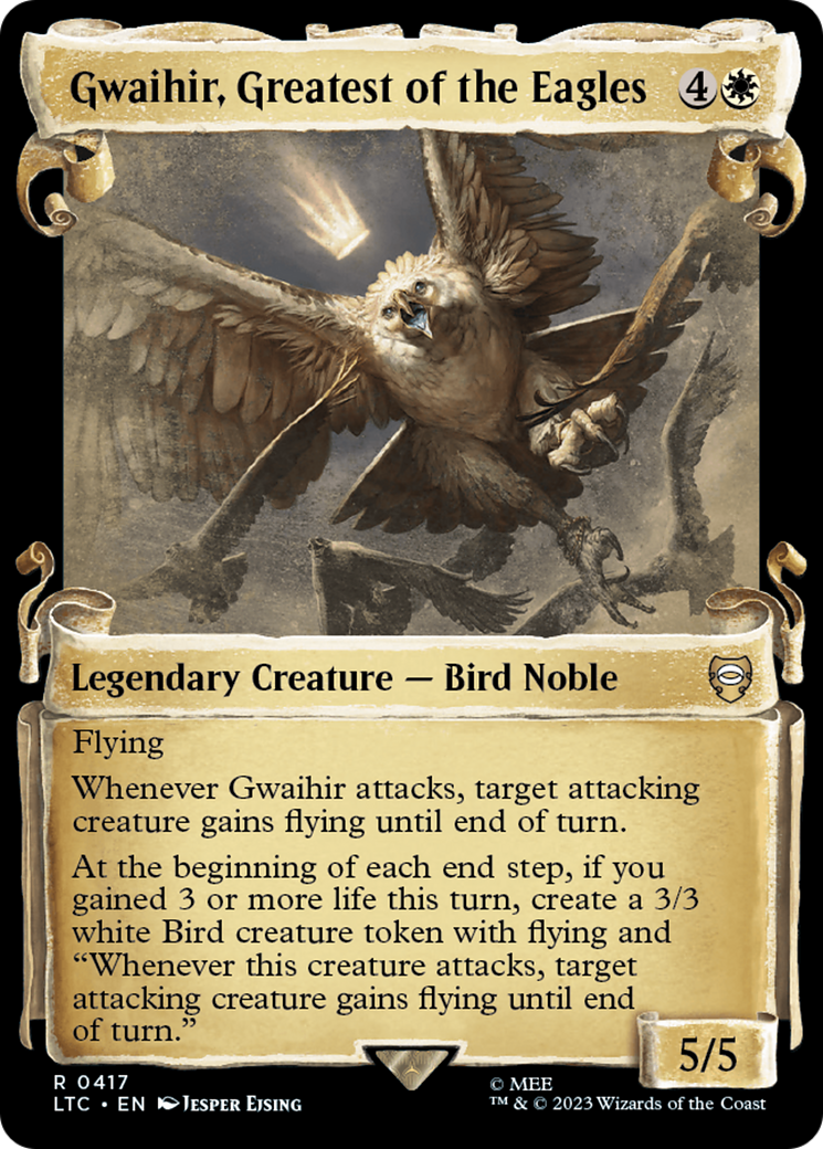 Gwaihir, Greatest of the Eagles [The Lord of the Rings: Tales of Middle-Earth Commander Showcase Scrolls] | Exor Games New Glasgow