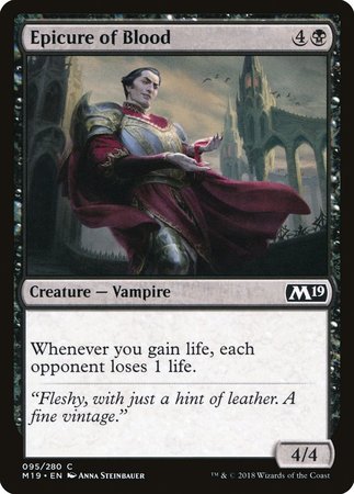 Epicure of Blood [Core Set 2019] | Exor Games New Glasgow