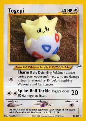 Togepi (56/105) [Neo Destiny Unlimited] | Exor Games New Glasgow