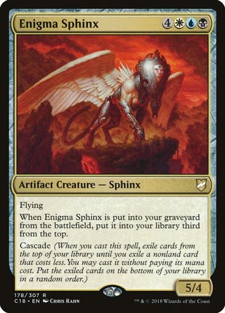 Enigma Sphinx [Commander 2018] | Exor Games New Glasgow