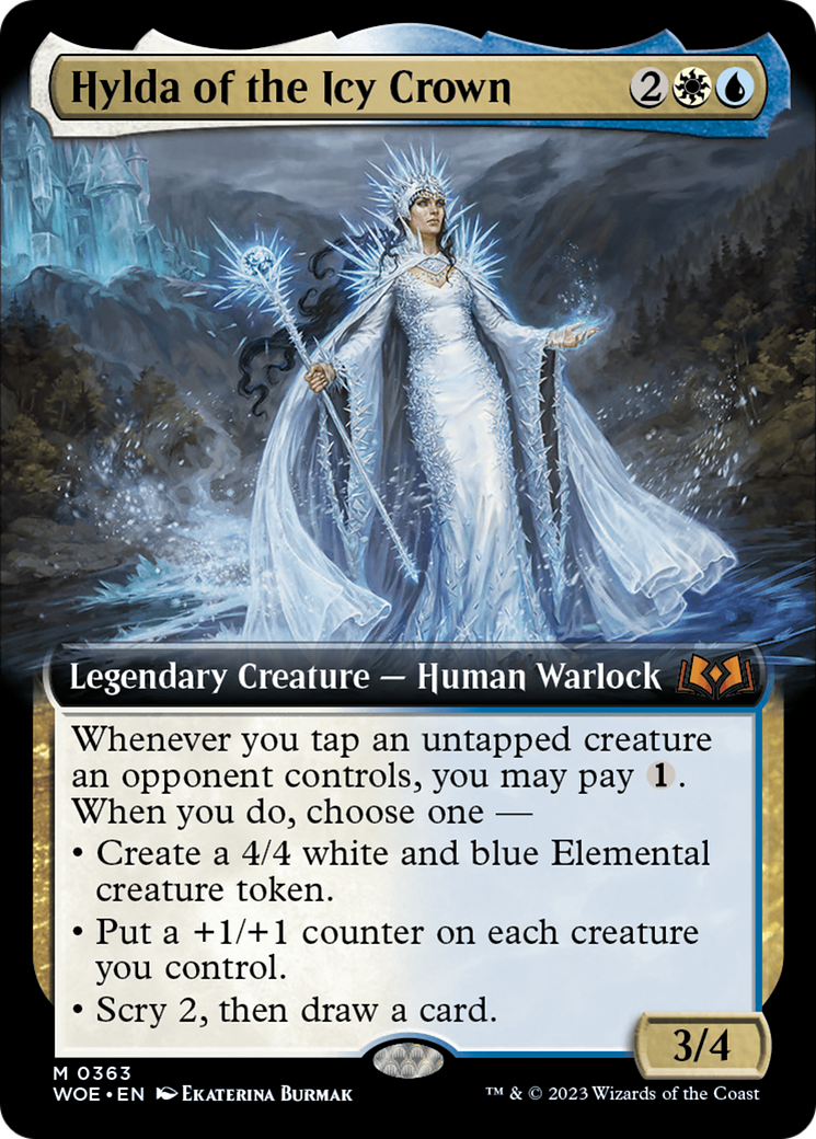 Hylda of the Icy Crown (Extended Art) [Wilds of Eldraine] | Exor Games New Glasgow