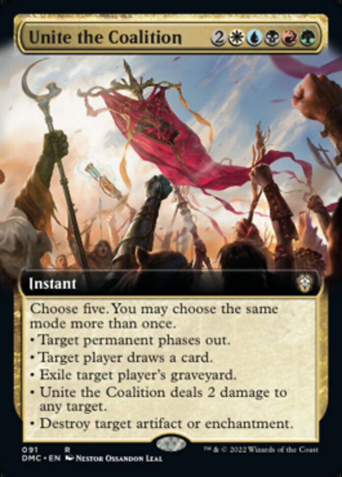 Unite the Coalition (Extended Art) [Dominaria United Commander] | Exor Games New Glasgow