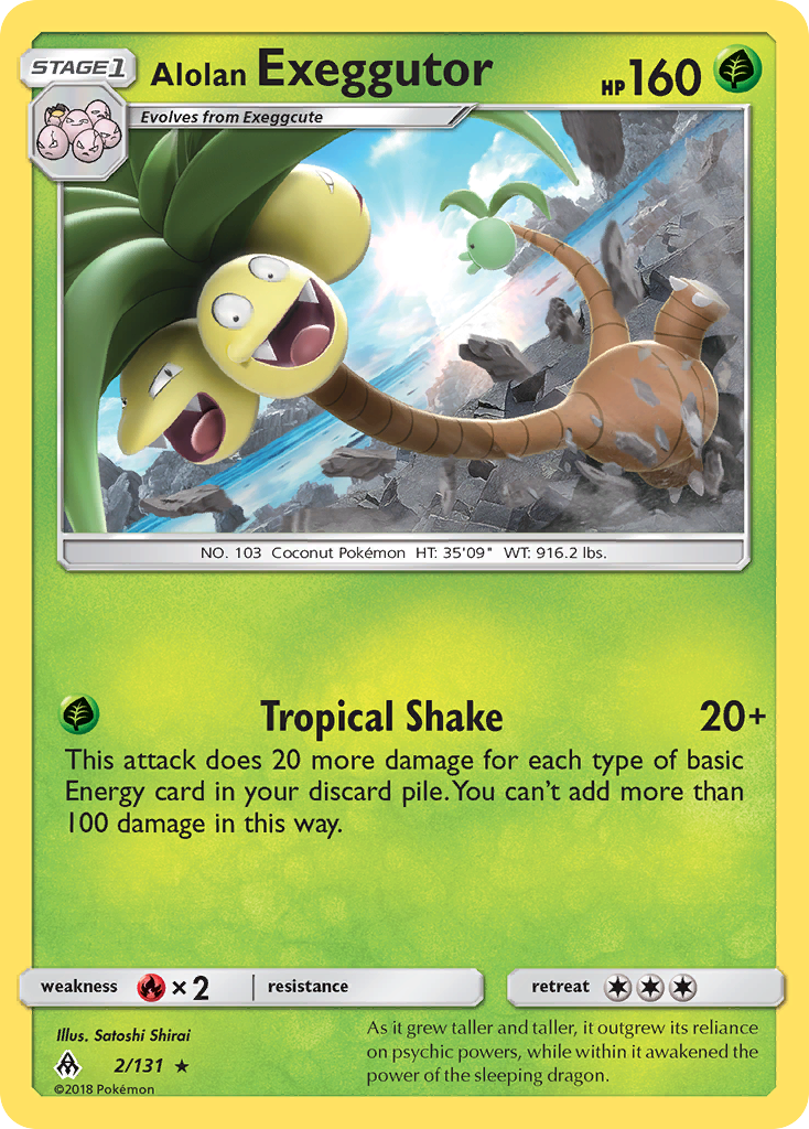 Alolan Exeggutor (2/131) [Sun & Moon: Forbidden Light] | Exor Games New Glasgow