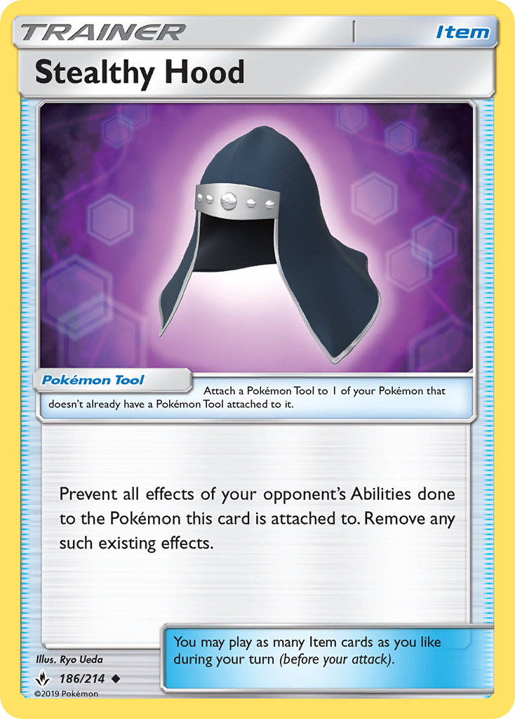 Stealthy Hood (186/214) [Sun & Moon: Unbroken Bonds] | Exor Games New Glasgow