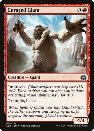 Enraged Giant [Aether Revolt] | Exor Games New Glasgow