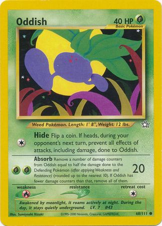 Oddish (68/111) [Neo Genesis Unlimited] | Exor Games New Glasgow