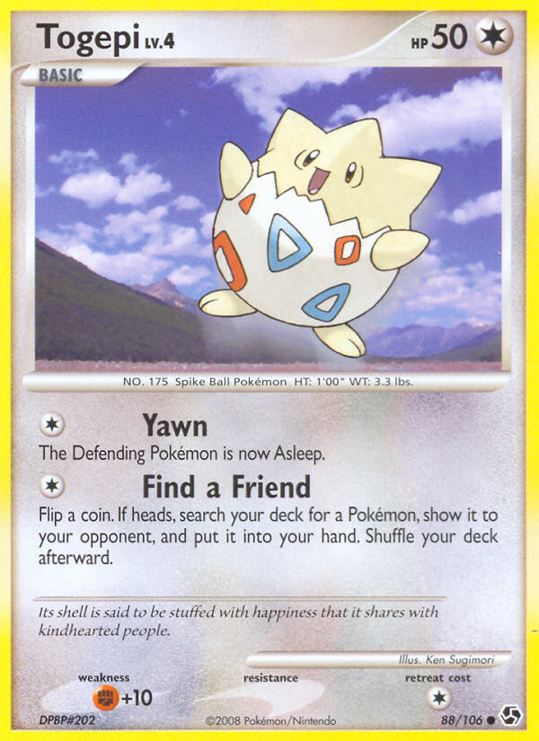 Togepi (88/106) [Diamond & Pearl: Great Encounters] | Exor Games New Glasgow