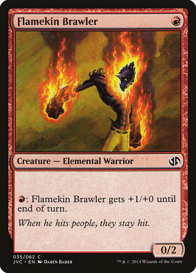 Flamekin Brawler [Duel Decks Anthology] | Exor Games New Glasgow