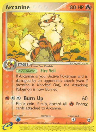 Arcanine (15/100) [EX: Sandstorm] | Exor Games New Glasgow