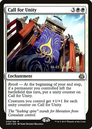 Call for Unity [Aether Revolt Promos] | Exor Games New Glasgow