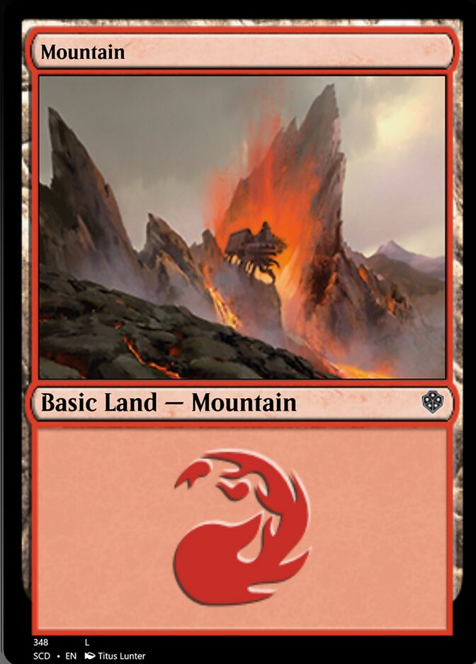 Mountain (348) [Starter Commander Decks] | Exor Games New Glasgow